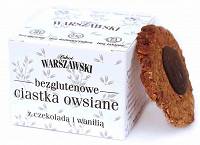 Ciastka owsiane bezglutenowe z czekoladą 150 g - Łakoć Warszawski - Baton Warszawski