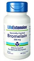 LIFE EXTENSION SPECIALLY-COATED BROMELAIN 500 mg 60 tab. - KenayAg