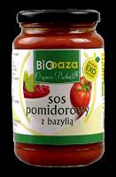 Sos pomidorowy z bazylią BIO 330 g - BioOaza